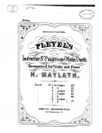 Pleyel - 6 Duos - Duo in E minor, B.543 For Violin and Piano (Maylath)