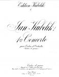 Kubelík - Violin Concerto No. 1 in C Major - For Violin and Piano