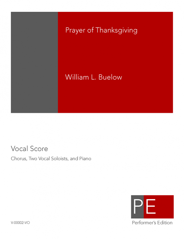 Buelow: Prayer of Thanksgiving