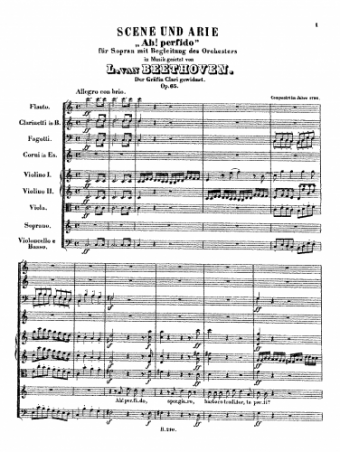 Beethoven - Ah! Perfido
