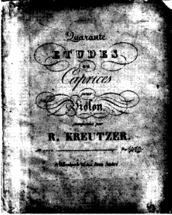 Kreutzer - Études ou caprices - Score
