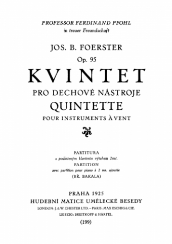 Foerster - Wind Quintet, Op. 95