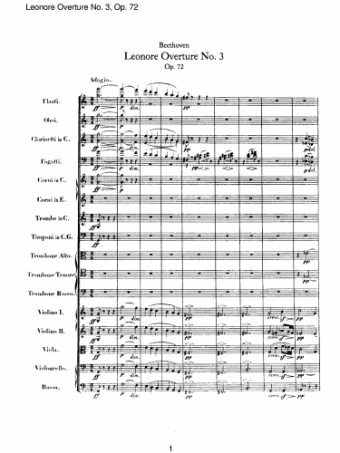 Beethoven - Leonora Overture No. 3
