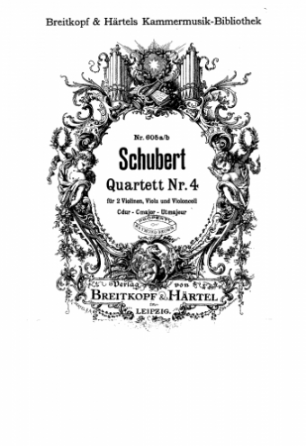 Schubert - String Quartet No. 4 in C major