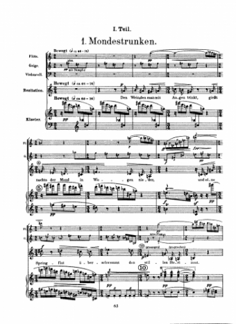 Schoenberg - Pierrot Lunaire, Op. 21