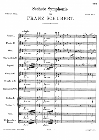 Schubert - Symphony No. 6