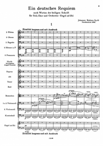 Brahms - Ein deutsches Requiem, Op. 45