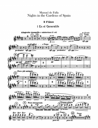 Falla - Noches en los Jardines de España