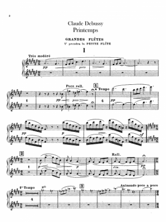 Debussy - Printemps - Scenes for Chorus and Orchestra