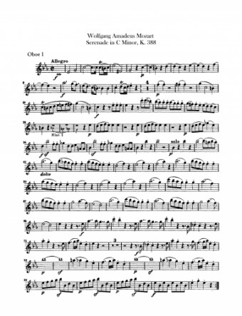 Mozart - Serenade in C minor, K. 388