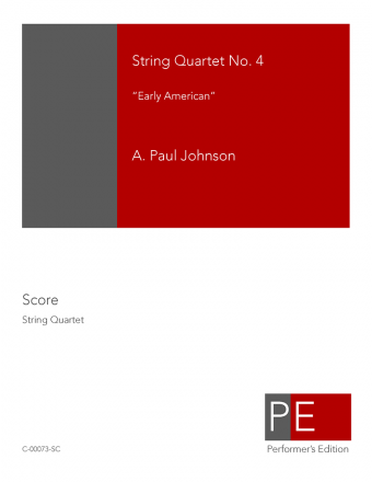 Johnson: String Quartet No. 4 "Early American"