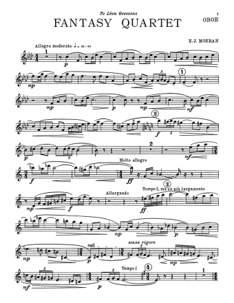 Moeran - Fantasy Quartet