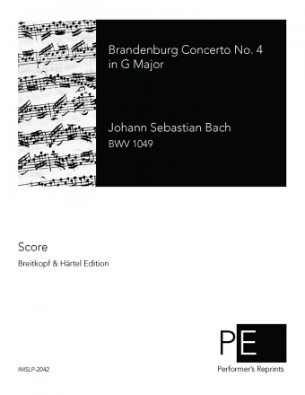 Bach - Brandenburg Concerto No. 4, BWV 1049