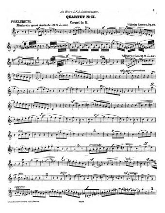 Ramsöe - Brass Quartet No. 2, Op. 29