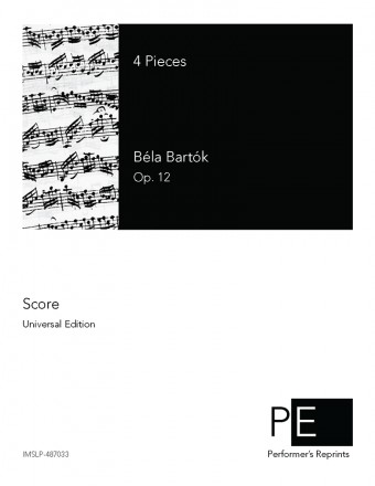 Bartók - 4 Pieces, Op. 12