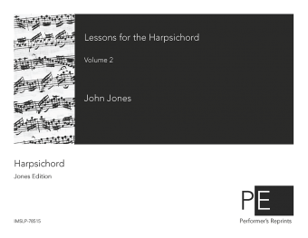 Jones - Lessons for the Harpsichord - Volume 2