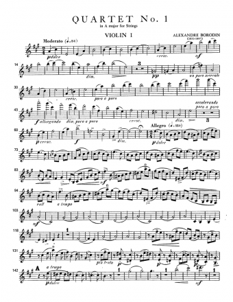 Borodin - String Quartet No. 1 in A Major