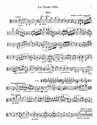 Loeffler - Quatre poèmes pour voix, alto et piano - Viola